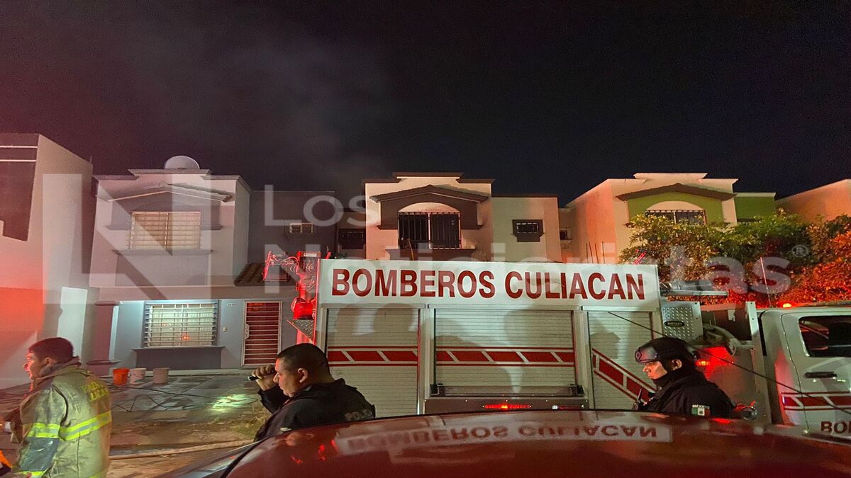 Se quema vivienda en el sector La Conquista, en Culiacán; hay dos menores con quemaduras