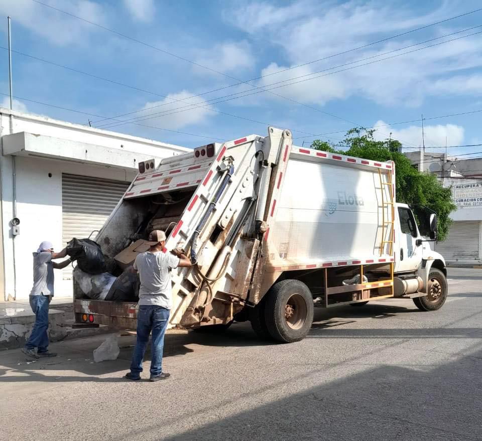 Se reanuda de forma paulatina la recolección de basura en zona rural de Elota