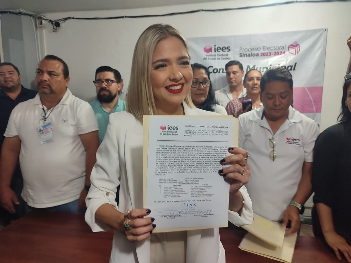 TRIFE ratifica victoria de Estrella Palacios en Mazatlán; lista para ser alcaldesa