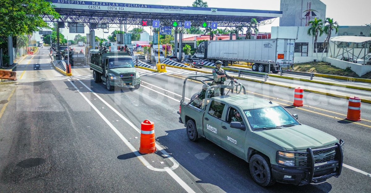 Arriban 200 elementos del Ejército Mexicano a reforzar las tareas de seguridad en Culiacán