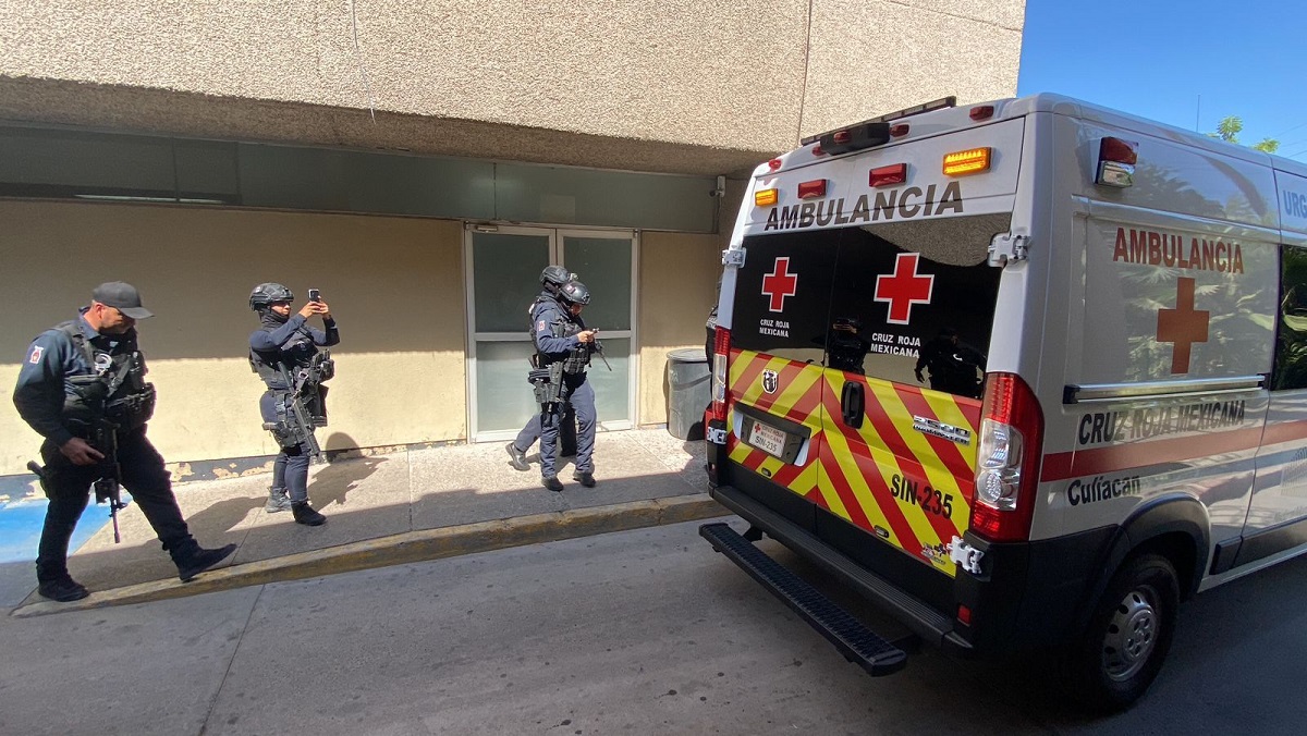 Ingresa baleado un hombre al hospital del IMSS Humaya en Culiacán