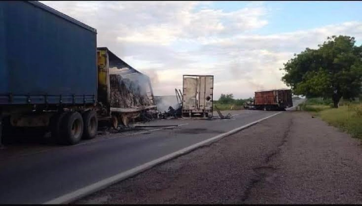 Ante narcobloqueos en carreteras, pide Canacar apoyo logístico para concluir traslado de otras rutas