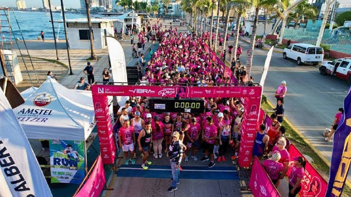 ¡Ya casi, ya casi! Se afinan detalles en la Carrera Rosa de Vibra Radio y Delia Barraza 2024, en Mazatlán
