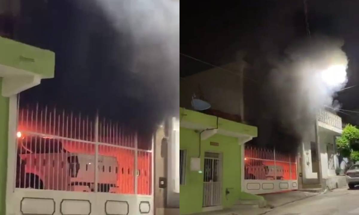 Vivienda en el Centro de Mazatlán termina incendiada la madrugada de este martes