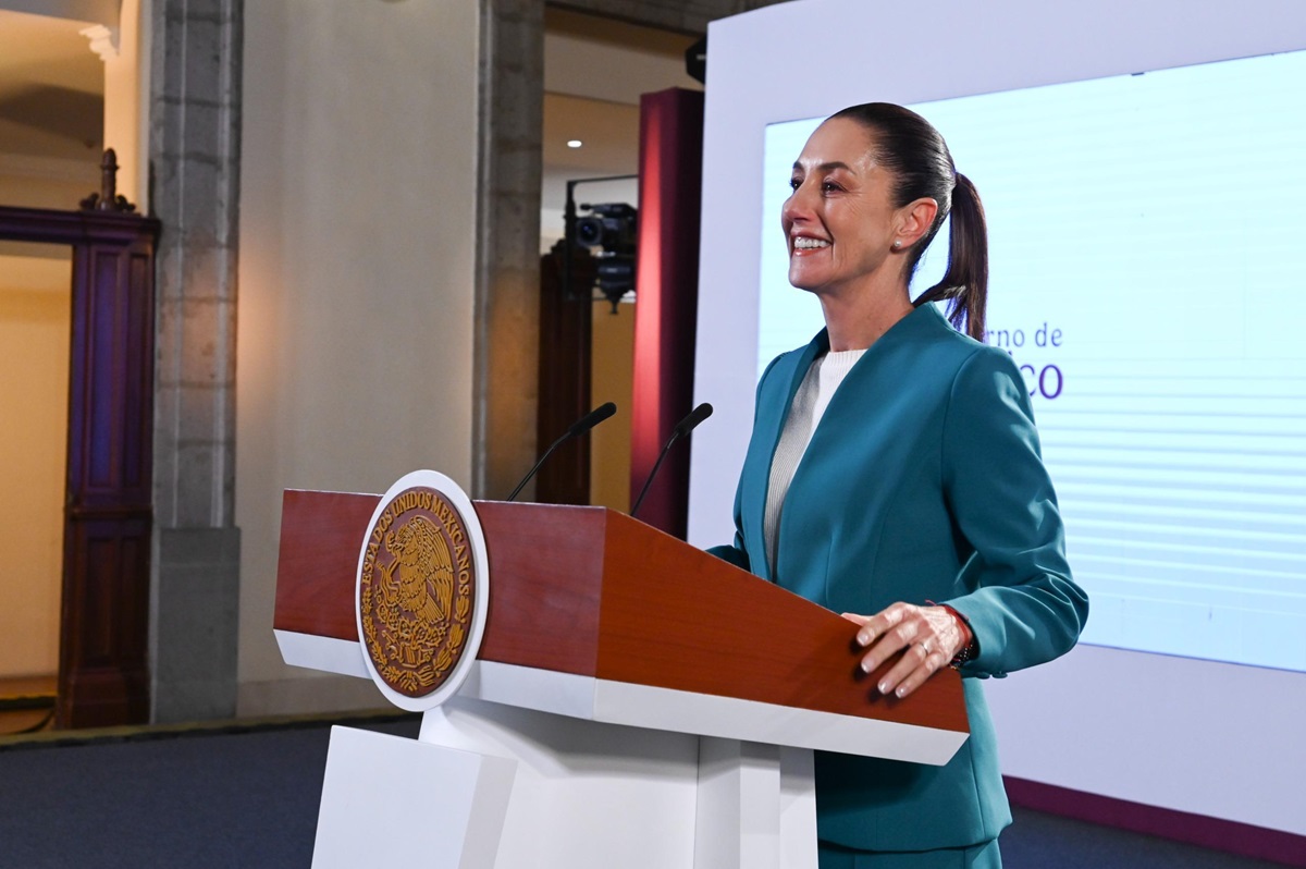 ‘La niña tiene que recoger los platos y el niño no, eso está mal’, enfatiza Claudia Sheinbaum