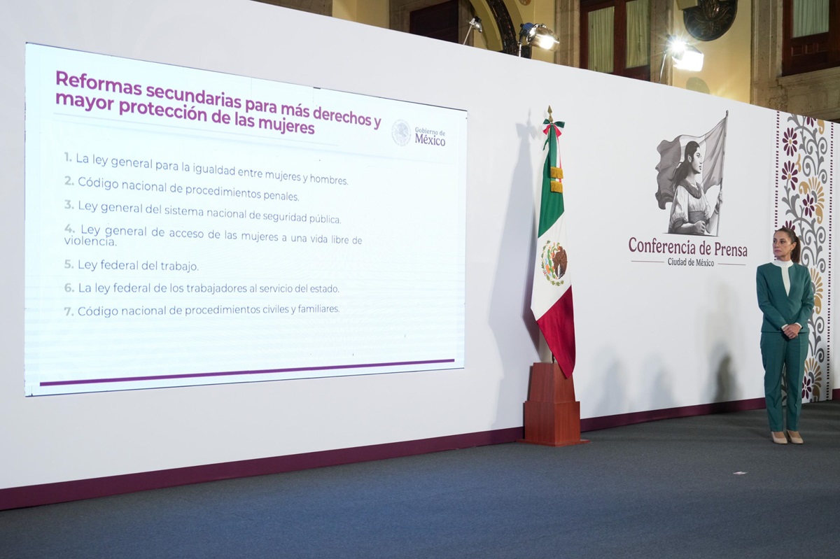 Para fortalecer los derechos de las mujeres, Sheinbaum alista iniciativas y cartilla