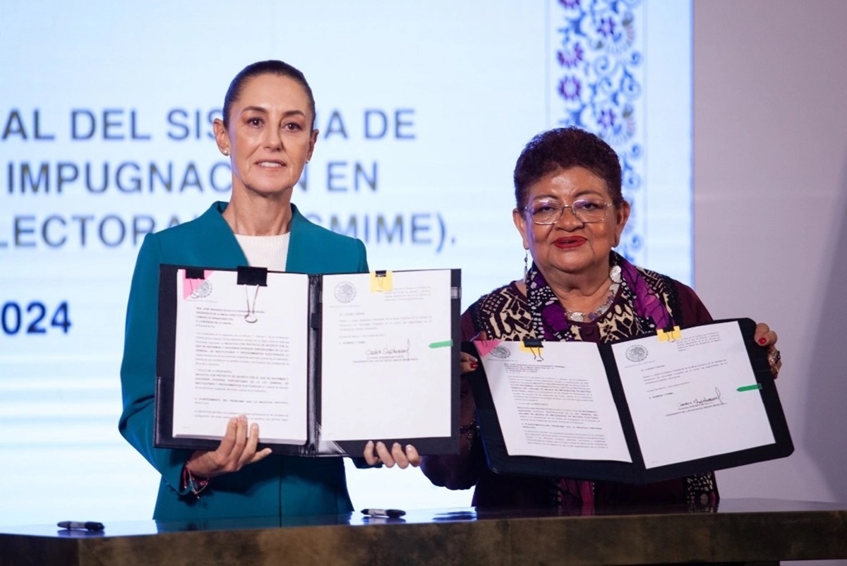 Envía Sheinbaum iniciativa de reformas para la elección de magistrados y jueces del Poder Judicial