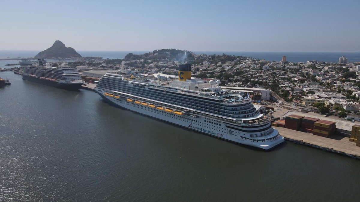 Mazatlán, de los puertos más confiables y visitados del Pacífico; van 12 cruceros este mes