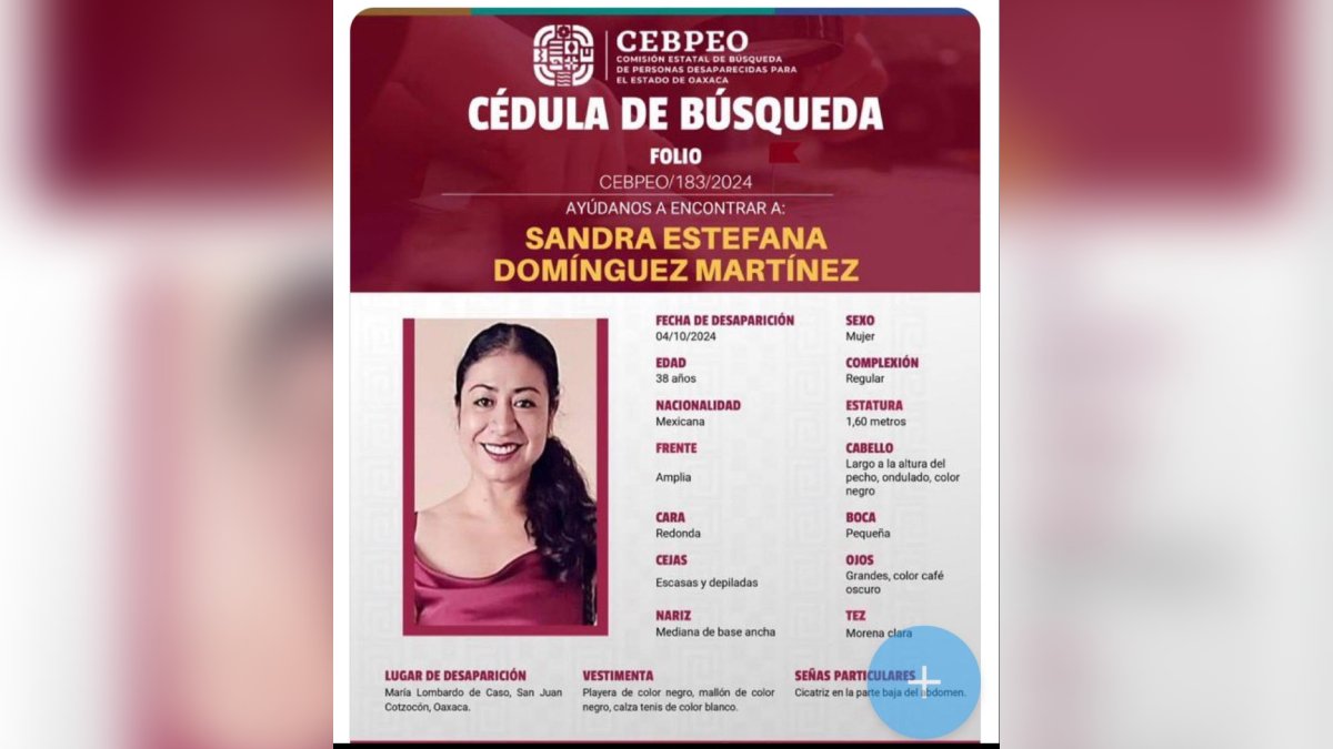 Encuentran cuerpos de la activista Sandra Domínguez y su esposo en fosas en Veracruz