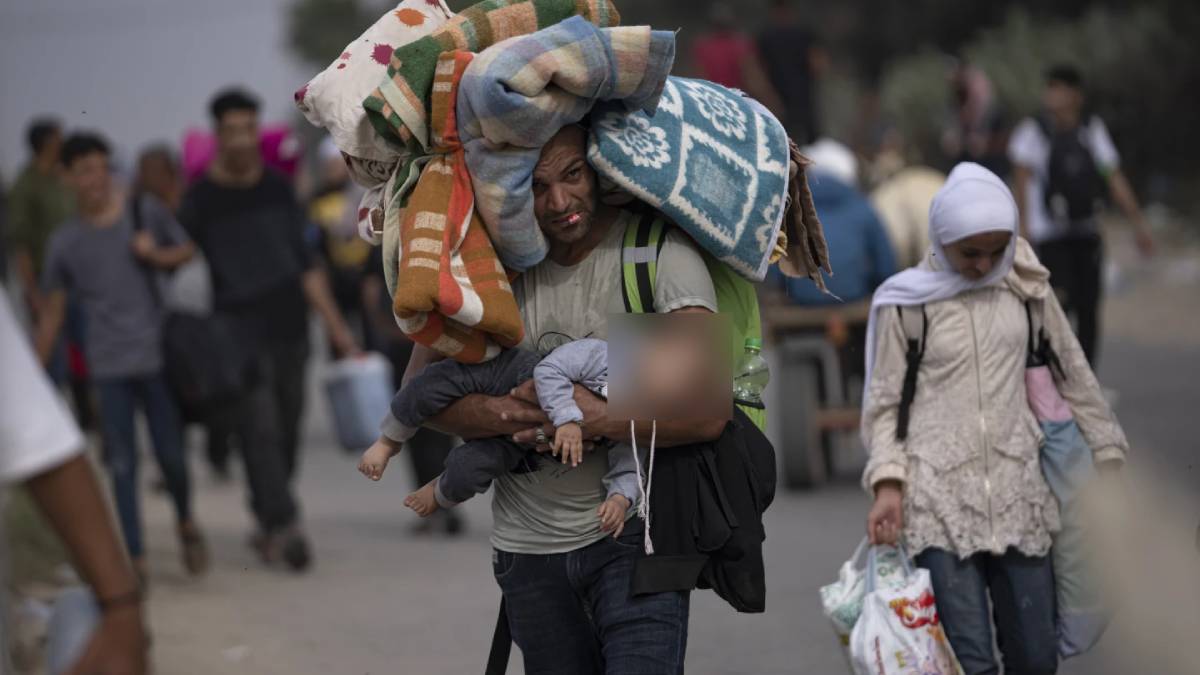 Desplazados en Gaza: La lucha de una familia palestina por sobrevivir