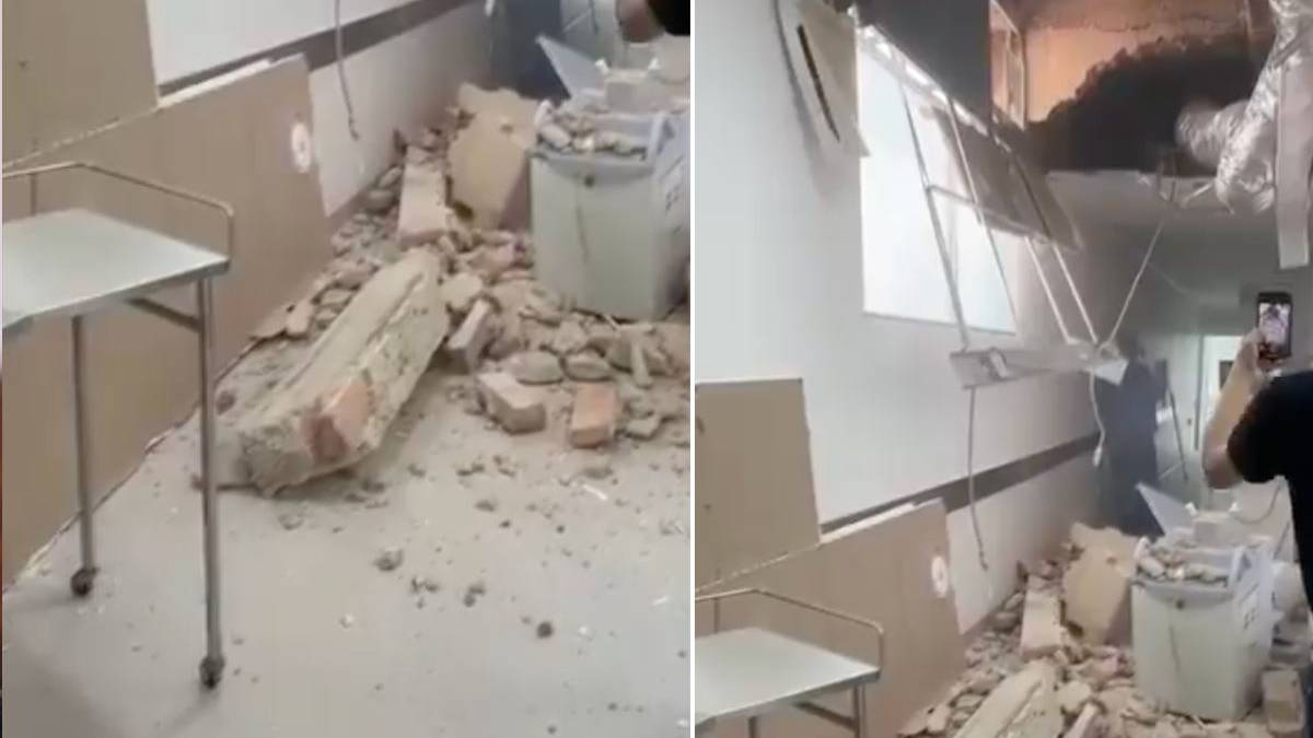 Se registra fuerte derrumbe en la Clínica 89 del IMSS en Guadalajara