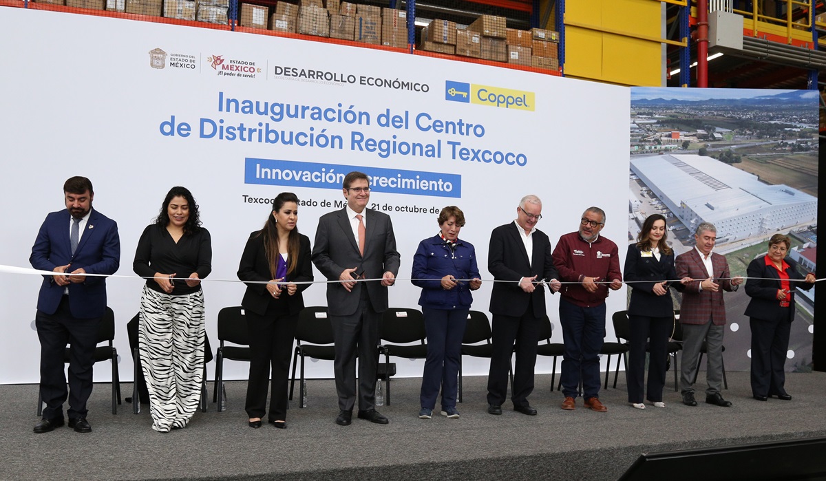 Coppel inaugura en Texcoco su mayor Centro de Distribución con una inversión de mil 200 mdp