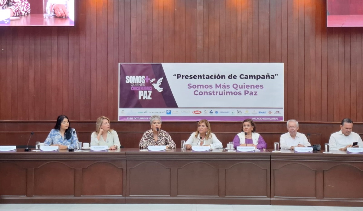 Lanzan en Culiacán campaña “Somos más quienes construimos paz”