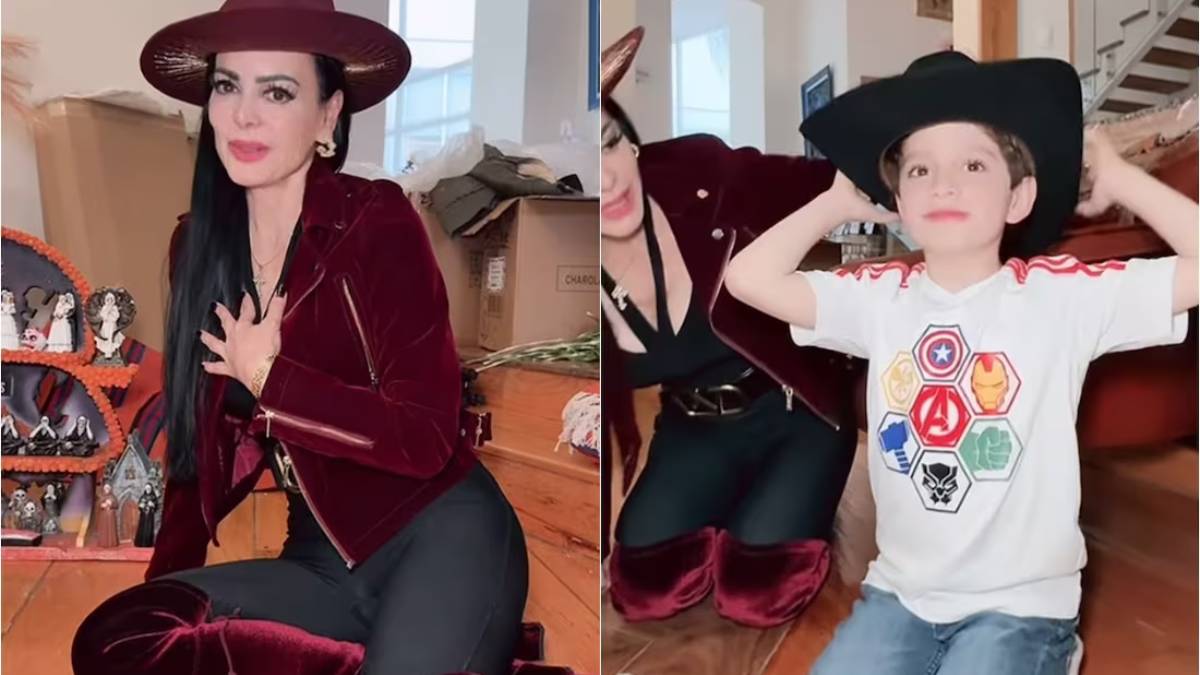 maribel guardia y su nieto