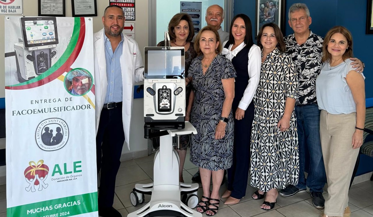 Asociación Ale dona equipo a Oftavisión para mejorar la salud visual y operaciones de cataratas en Los Mochis