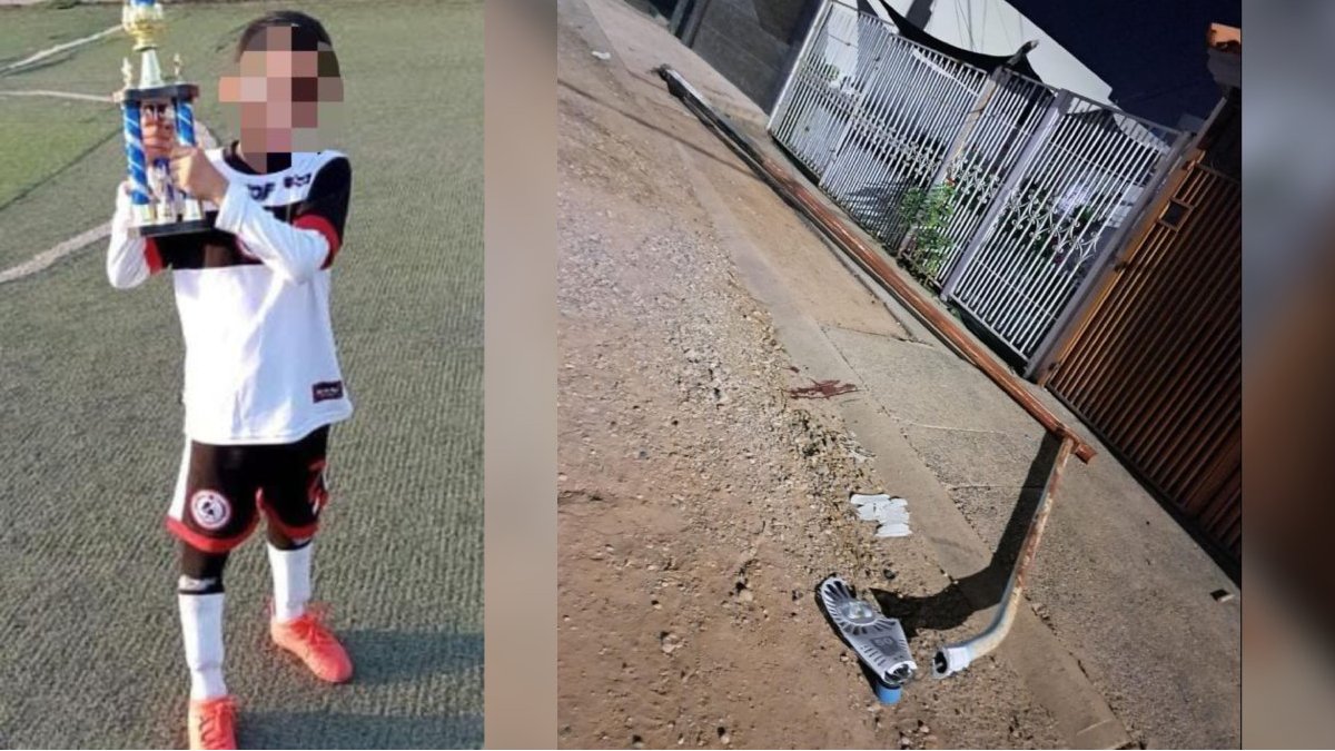 Niño de 9 años se encuentra grave tras caerle un poste de alumbrado público en Culiacán