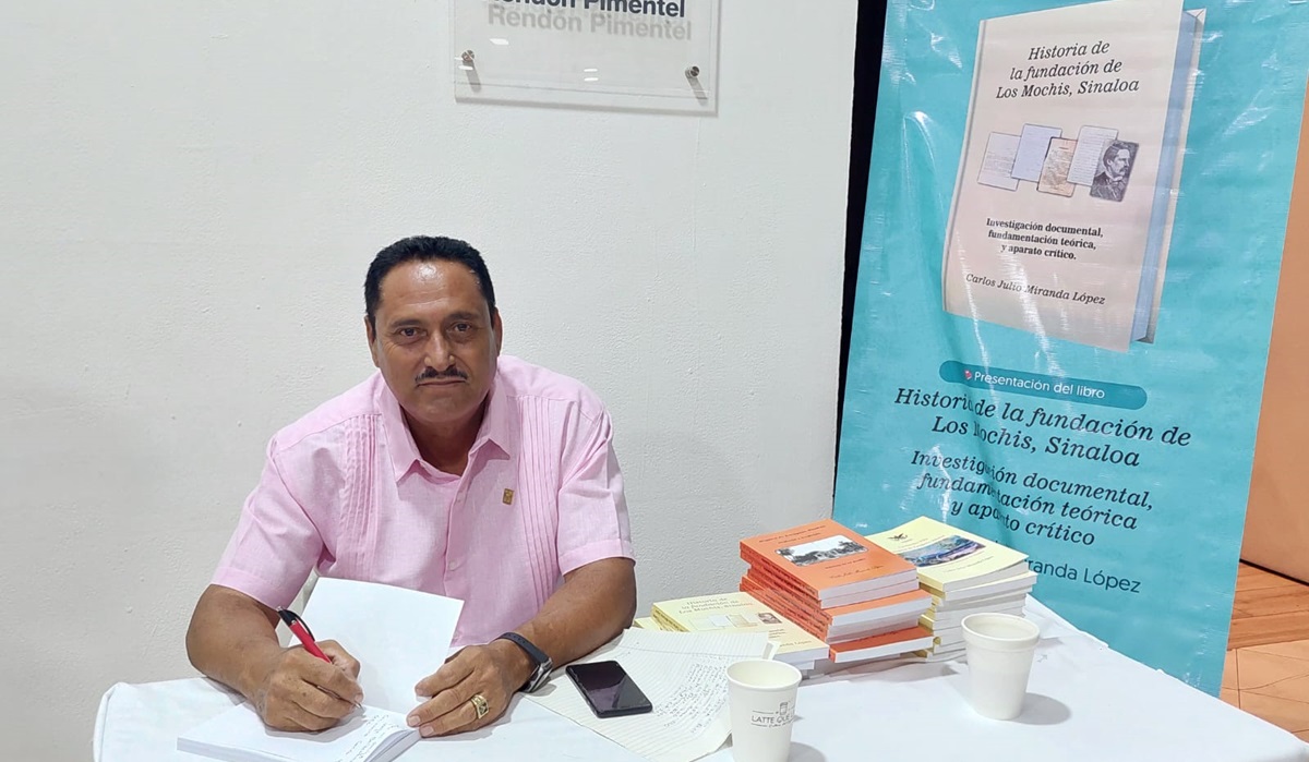 Presenta Carlos Julio Miranda López su libro “Historia de la Fundación de Los Mochis, Sinaloa”