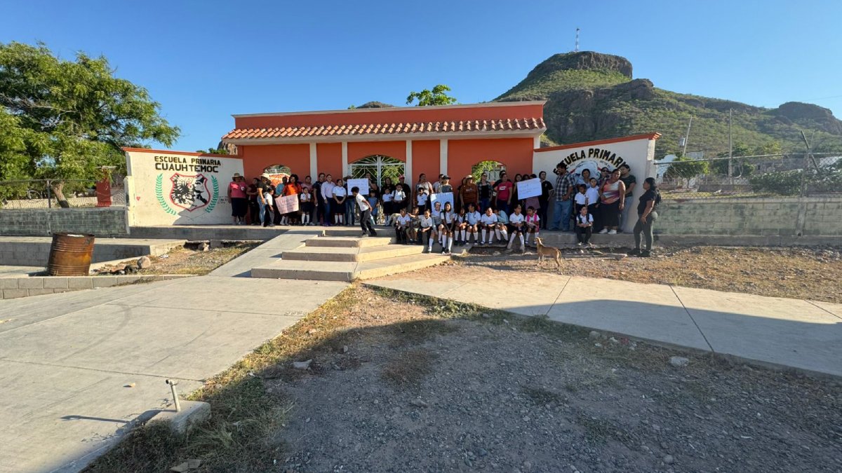 La próxima semana comienza construcción de techumbre en primaria de El Cerro Cabezón: Isife