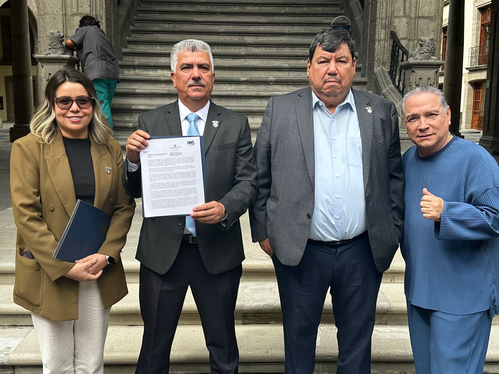 Funcionarios de la UAS sostienen encuentro con autoridades de la Secretaría de Gobernación; buscan retomar mesa de diálogo