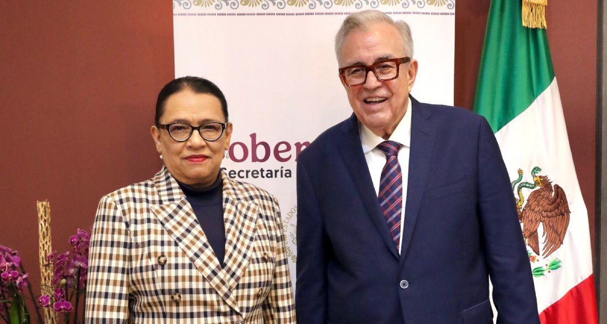 Por la pacificación y crecimiento económico, Rocha  se reúne con Secretaria de Gobernación en la CDMX