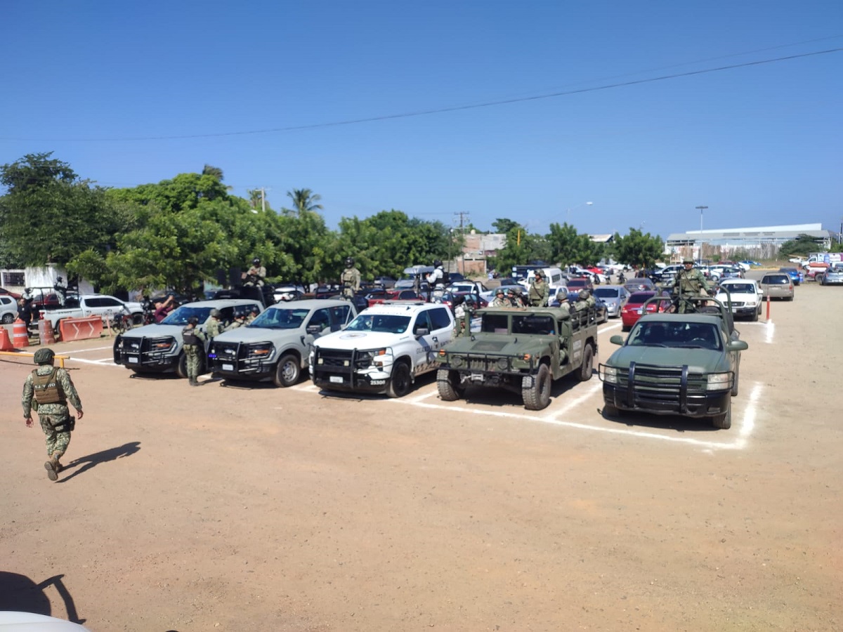 Tras la violencia en Mazatlán, implementan el operativo ‘fuerza de reacción interinstitucional’ para mantener el orden
