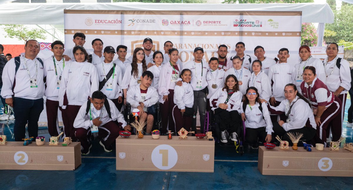 Sinaloa logra histórico cuarto lugar en Paranacionales Conade 2024