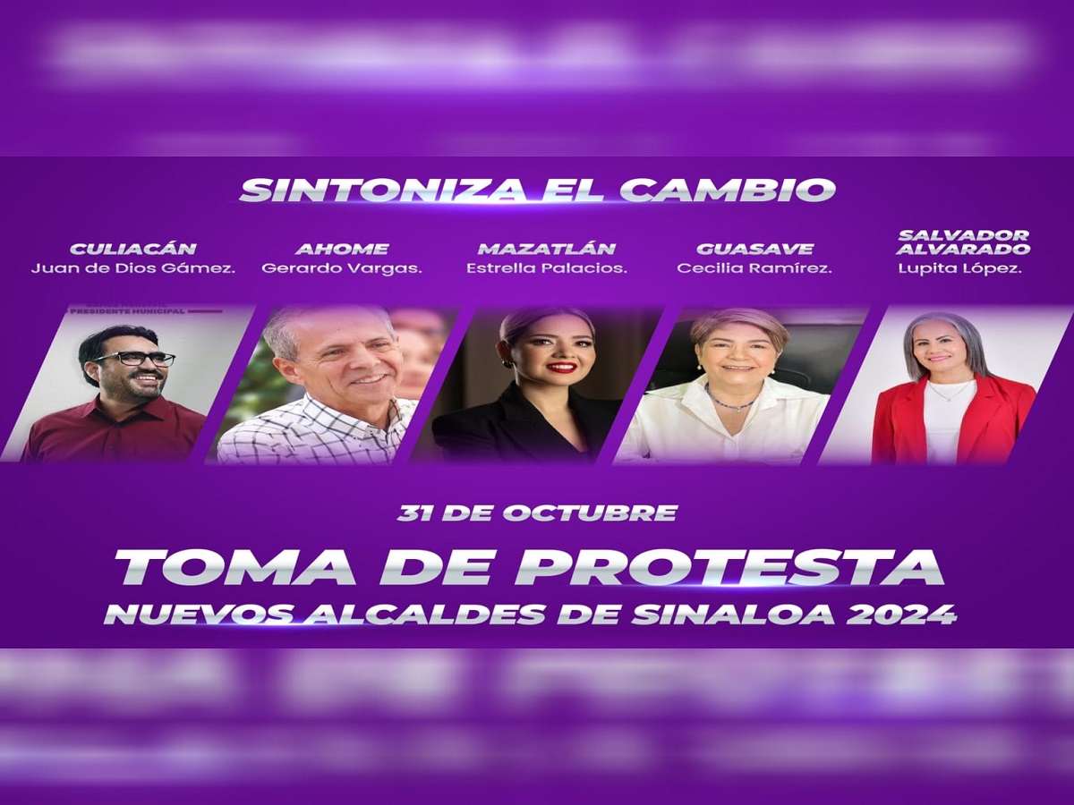 Ellos son los alcaldes y alcaldesas que hoy inician su gobierno en los 20 municipios de Sinaloa