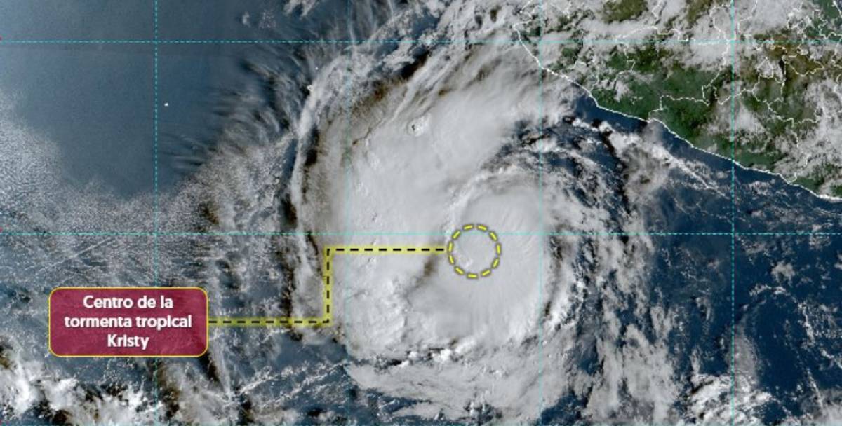 Se forma ‘Kristy’ en el Pacífico, su trayectoria es mar adentro, no llegará a Sinaloa: Meteorólogo