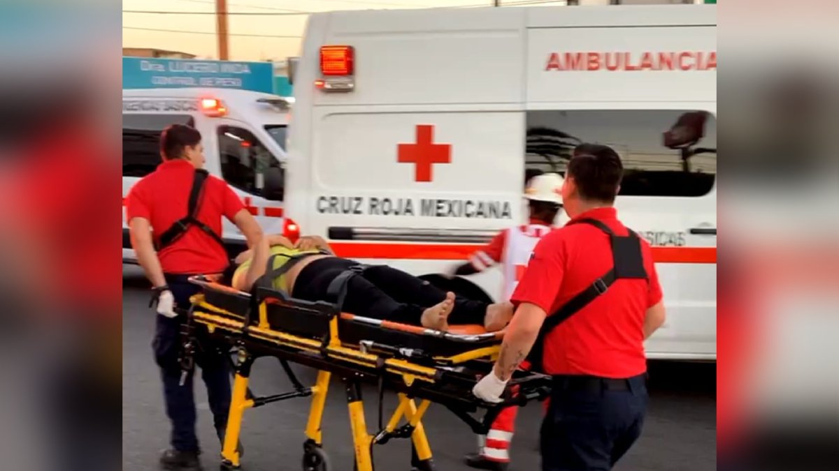 Accidente en la avenida Juan Carrasco, en Mazatlán, deja tres lesionados, entre ellos un adulto mayor