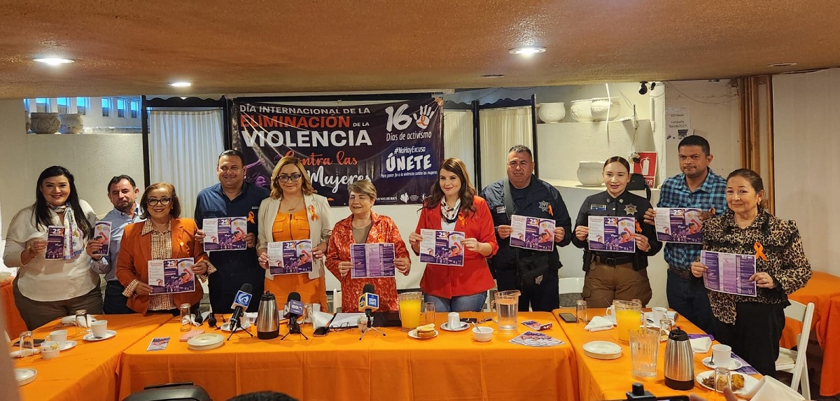 Anuncian actividades de 16 días de activismo por un Guasave sin violencia de género
