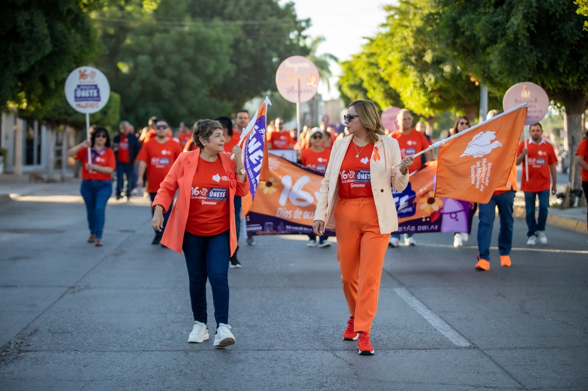 Para vencer el miedo: Marchan en Guasave por el Día de la Eliminación de la Violencia de Género