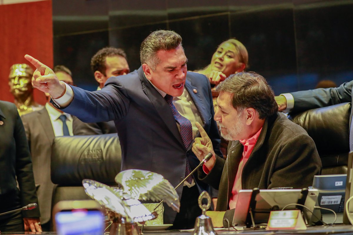 ¿Por qué se pelearon? ‘Alito’ Moreno y Fernández Noroña protagonizan acalorada discusión (video viral)