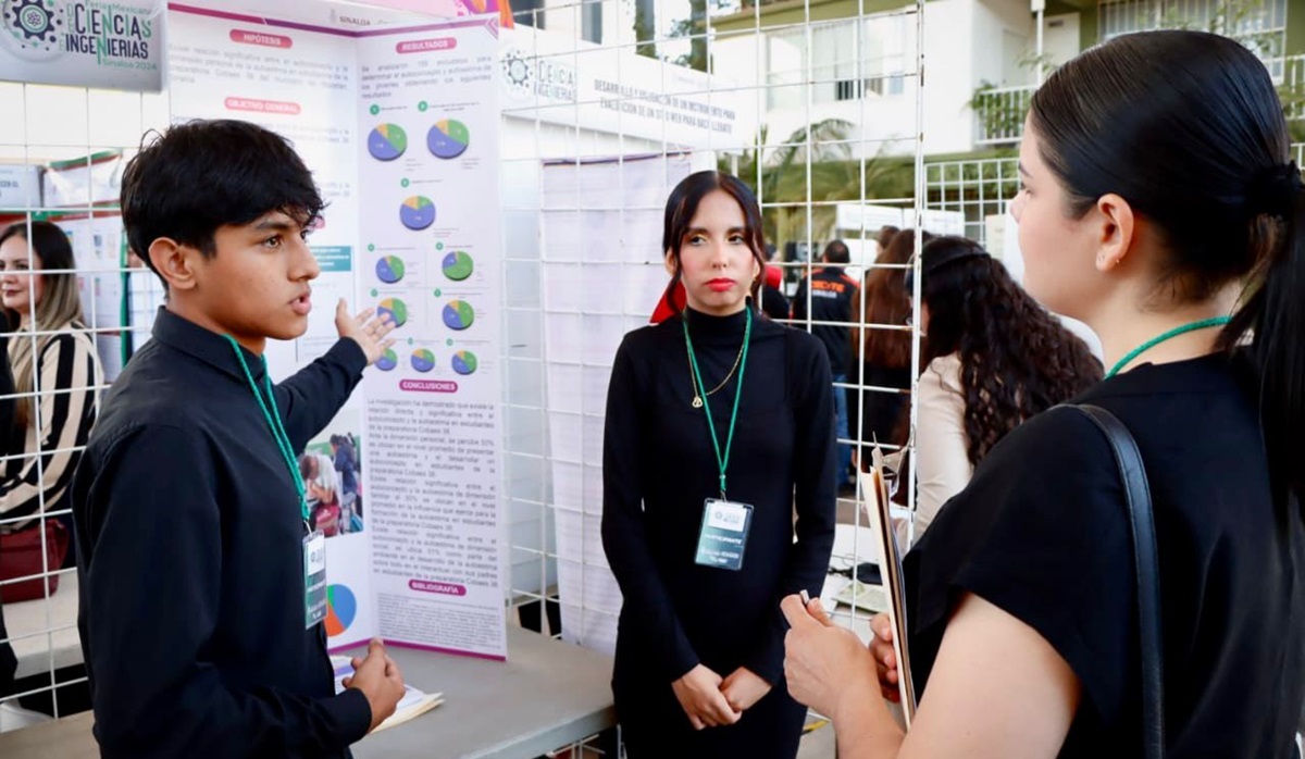 ¡Representarán a Sinaloa! Alumnos de Cobaes arrasan en Feria Mexicana de Ciencias e Ingenierías 2024