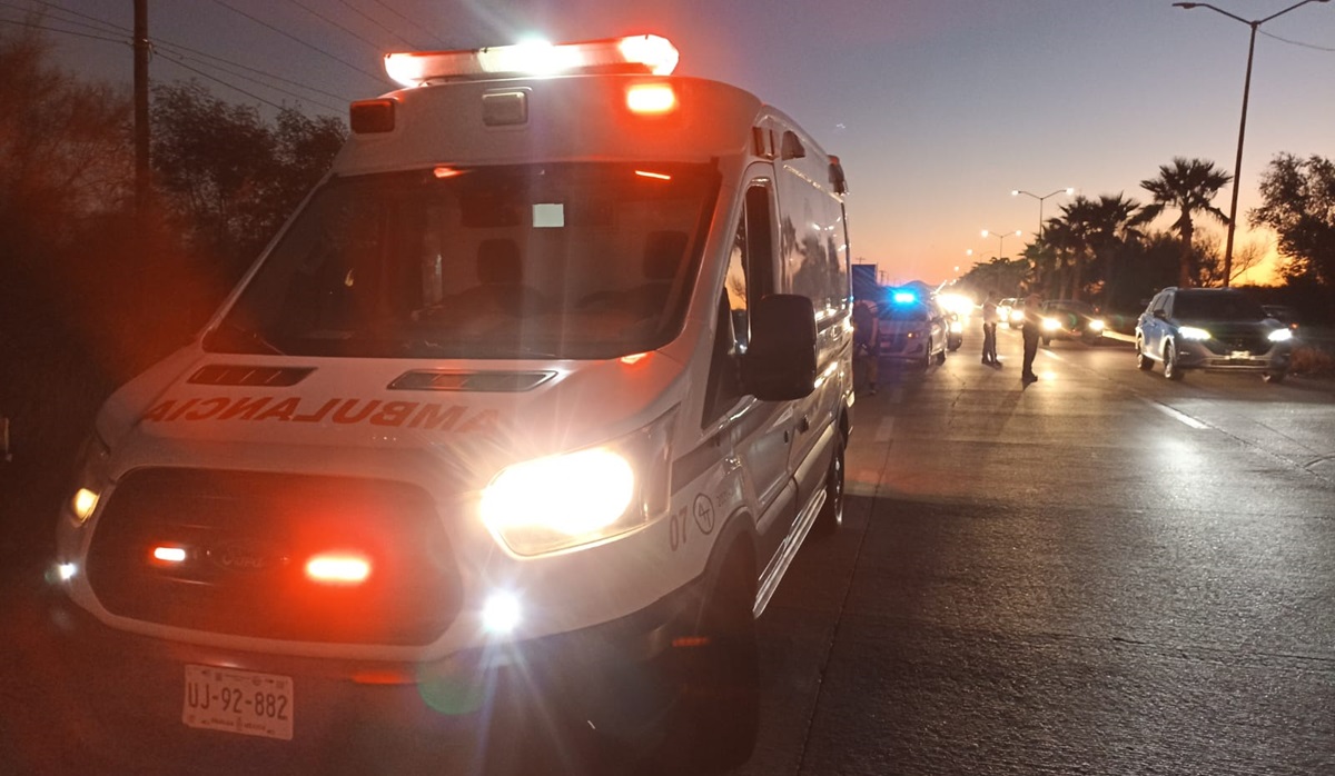 Ciclistas sufren accidente en la carretera estatal Mochis-Topolobampo