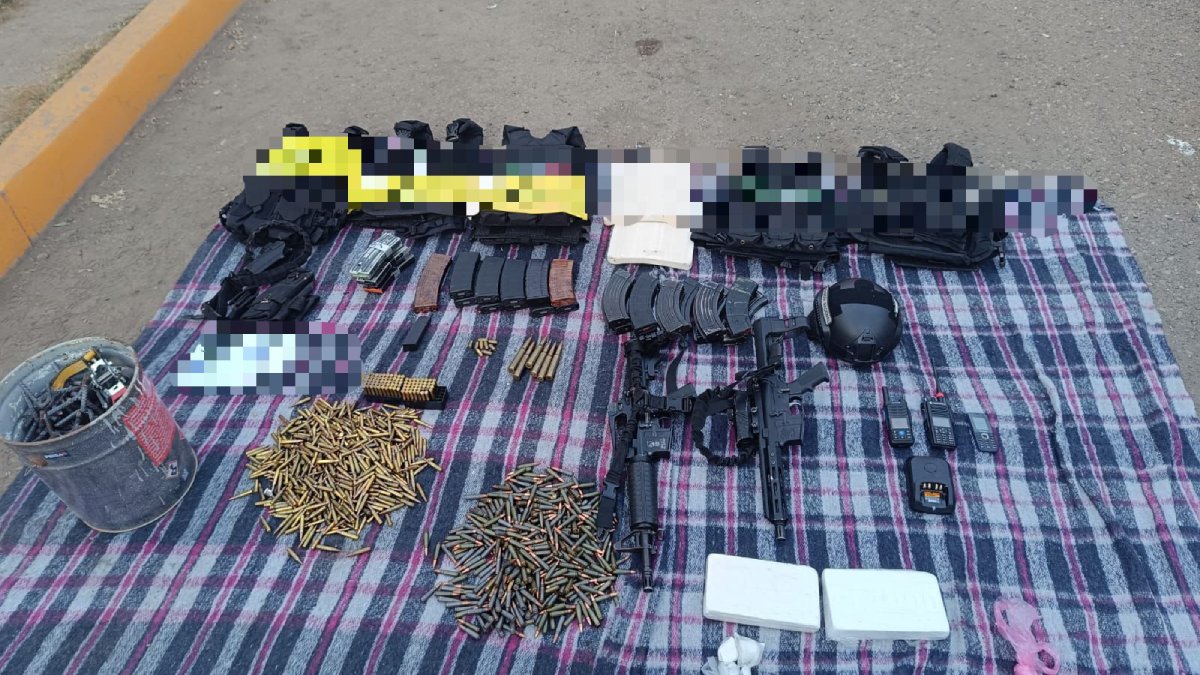Cinco detenidos, armas y dos granadas, los resultados de ayer viernes en balaceras en Culiacán