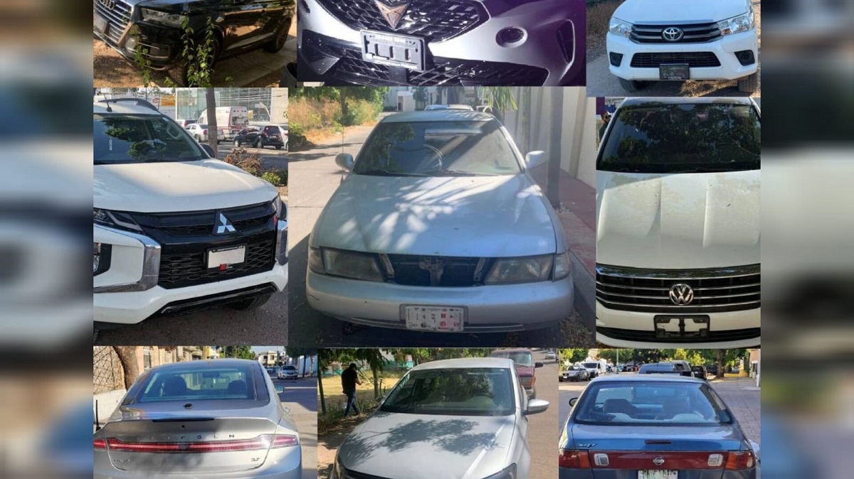 Recupera FGE 28 vehículos con denuncia de robo en Sinaloa