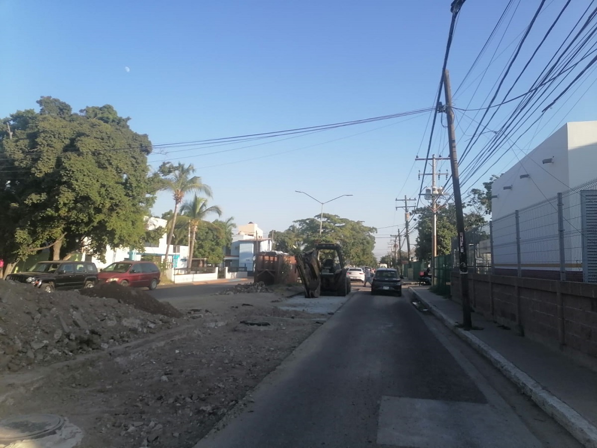 Avenida Mazatlán quedará lista en dos o tres semanas