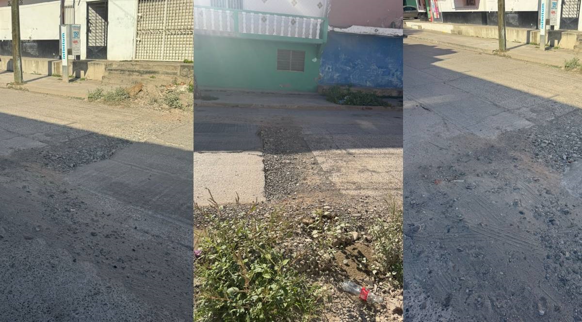 Vecino de la Sánchez Celis, en Mazatlán solicita que tapen los baches por su calle
