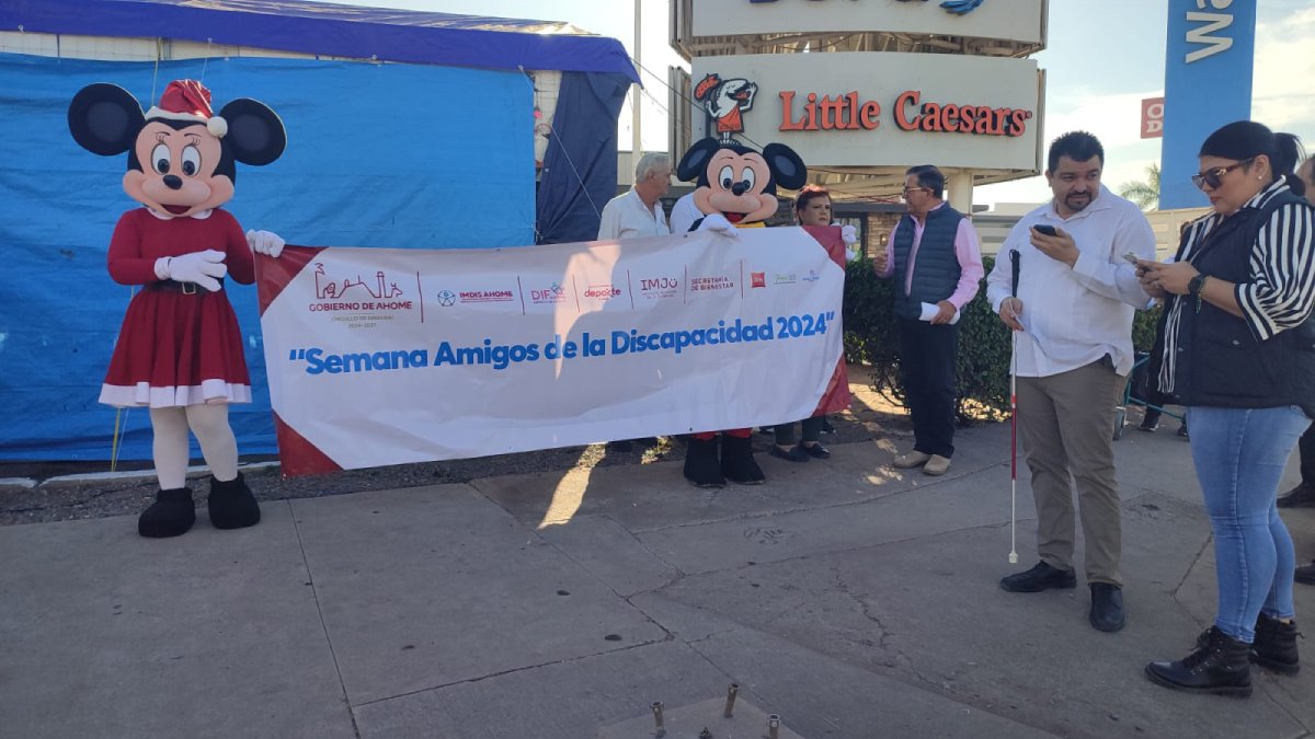 IMDIS emprende campaña permanente “Amigos de la Discapacidad”; pegan calcomanías en carros en cruceros viales
