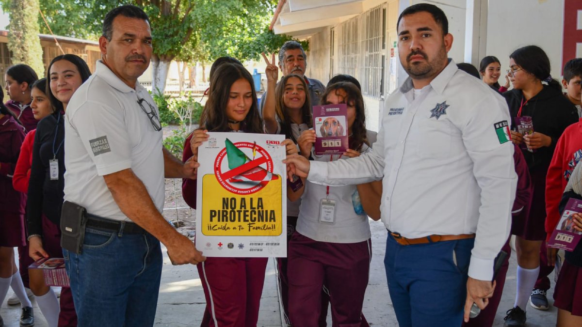 En Salvador Alvarado, arranca la campaña contra la pirotecnia; buscan prevenir accidentes