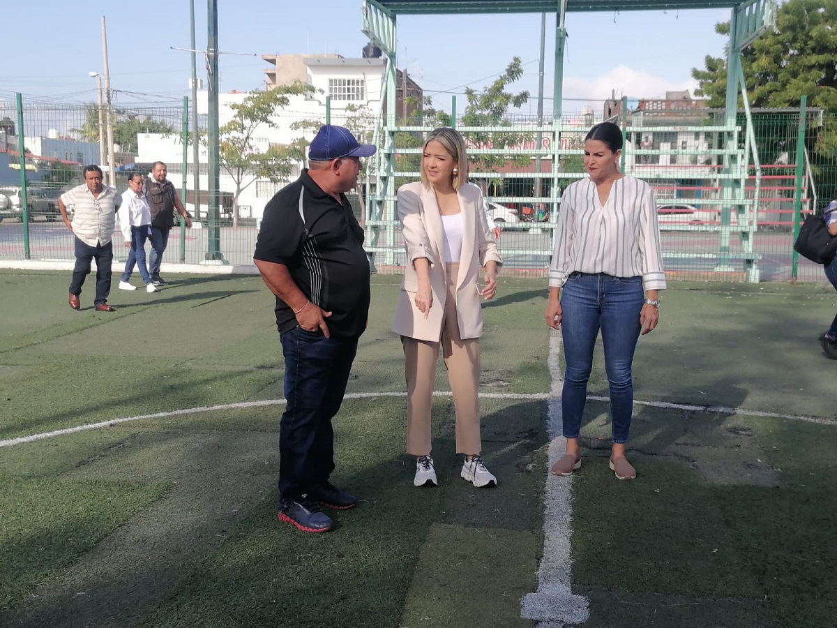 Estrella Palacios arranca con obras deportivas en el Parque Casa Hogar