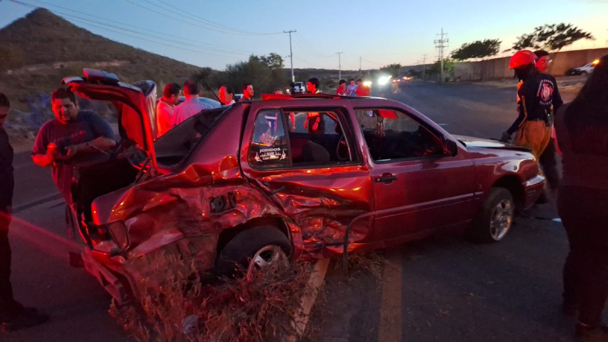 Encontronazo al sur de Culiacán deja cinco lesionados