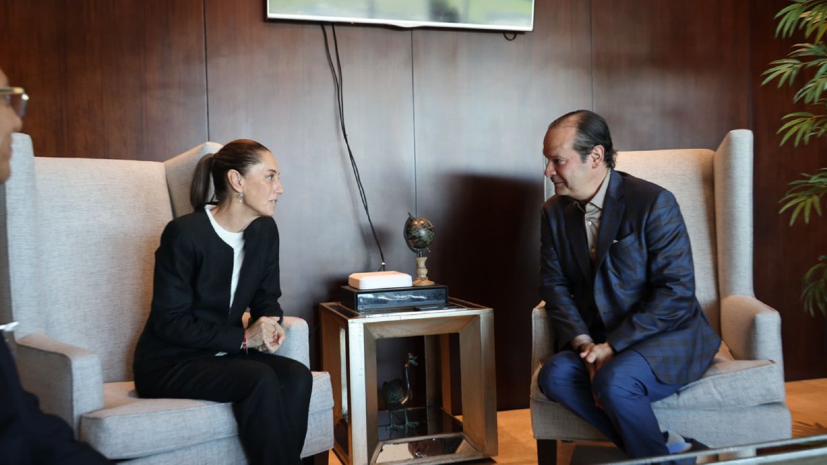 Presidenta Claudia Sheinbaum se reúne con el canciller de Panamá rumbo a la cumbre G20 en Brasil