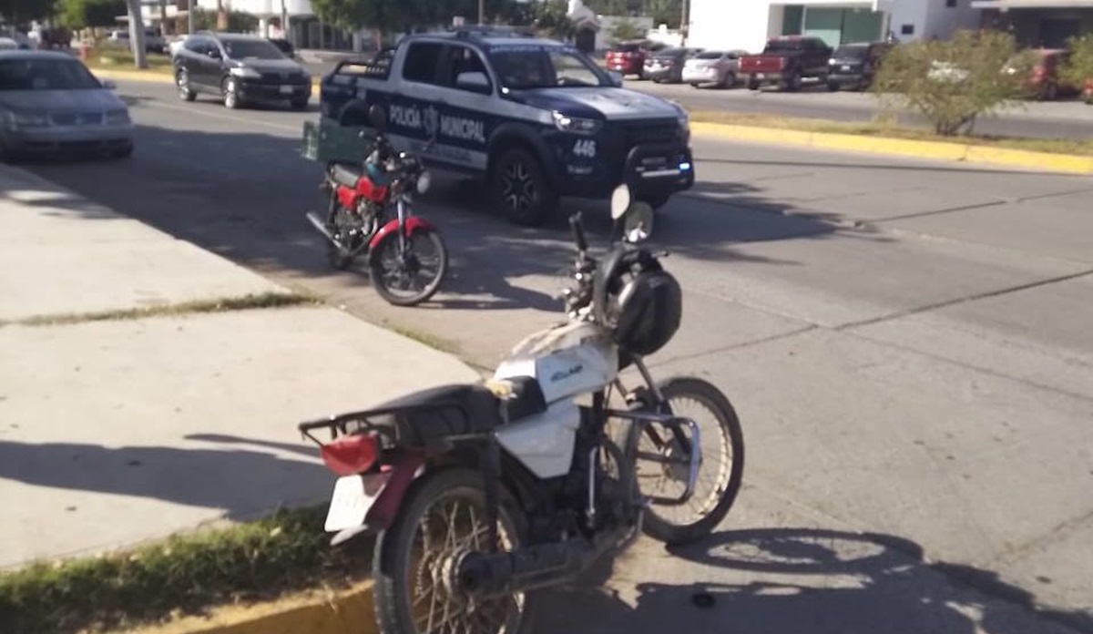 Conductor atropella y lesiona a un motociclista en Guasave