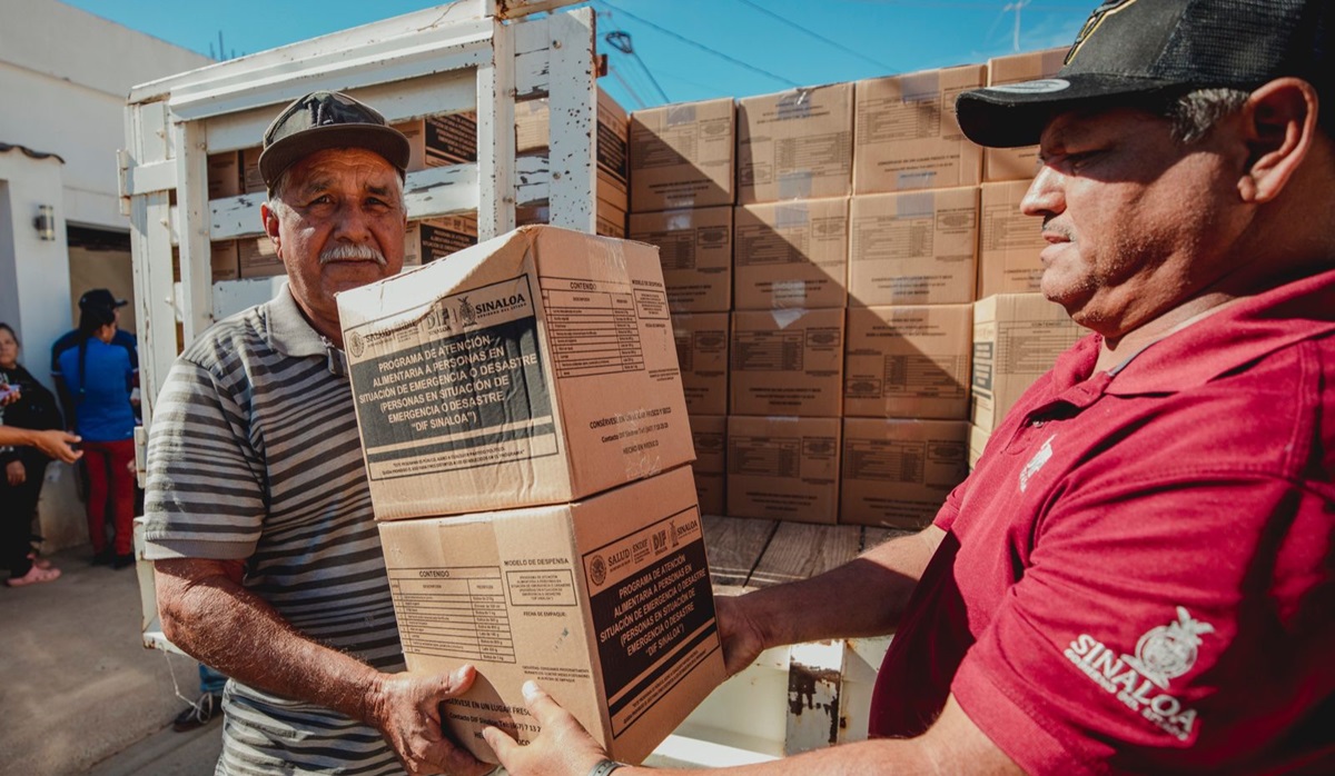 DIF Sinaloa entrega despensas en Guasave y Sinaloa municipio