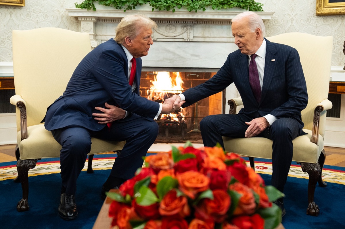 Fotos | Comienza la transición: Donald Trump se reúne con Joe Biden en la Casa Blanca