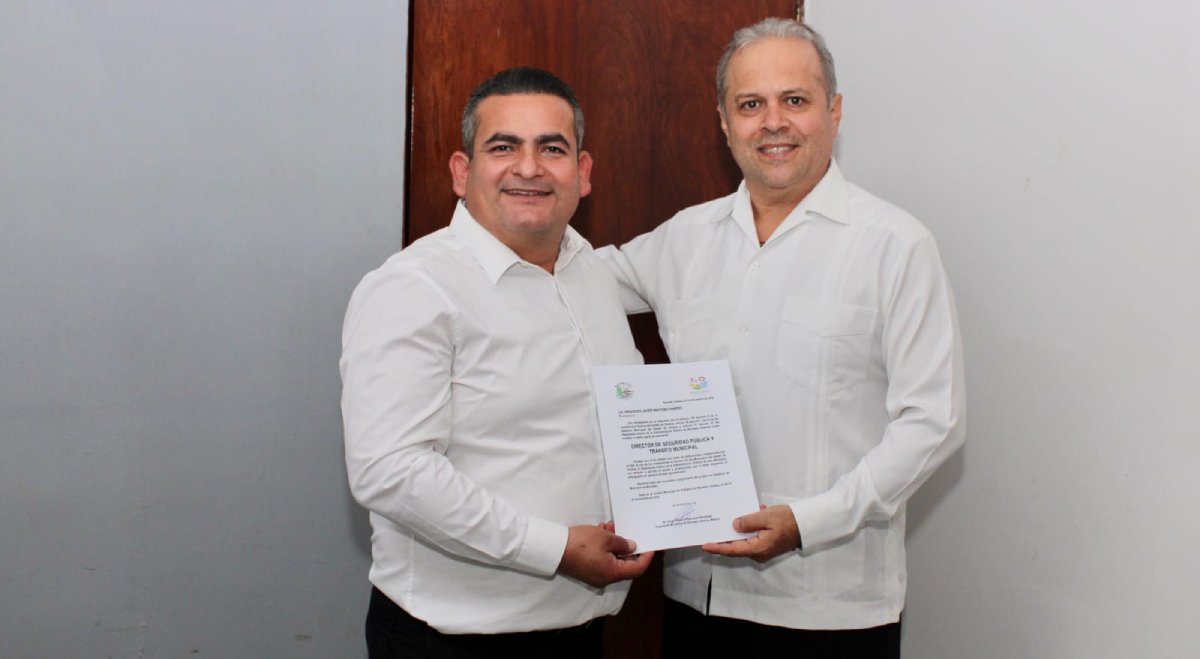 Es Francisco Javier Martínez comisario y director de Seguridad y Tránsito Municipal en Navolato