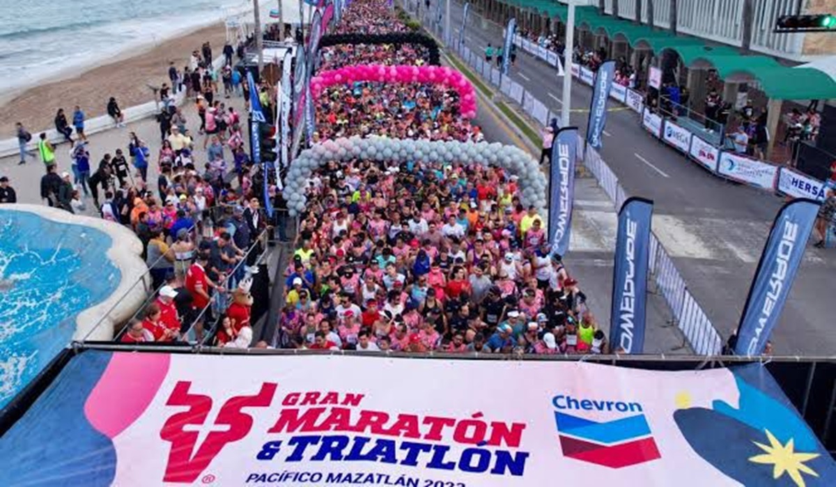 Mazatlán se prepara para el Gran Maratón y Triatlón Chevron 2024
