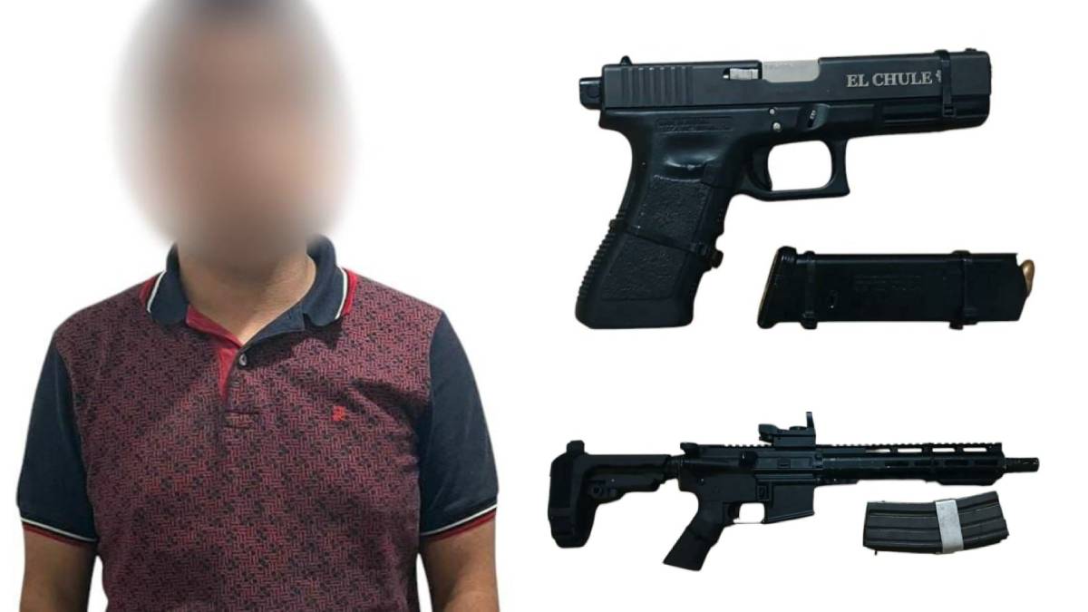 “El Chule” decía una de las armas del detenido tras ejecución de un hombre en Valle Alto, Culiacán