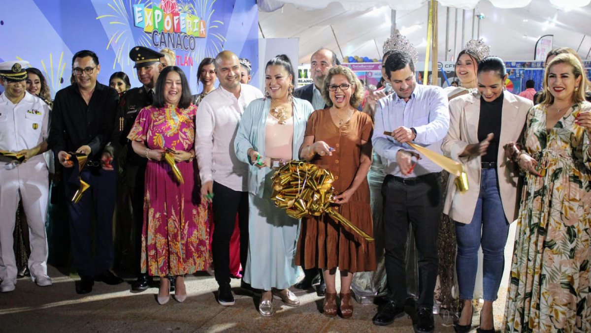 Inauguran la ExpoFeria Canaco Mazatlán 2024 con un gran ambiente familiar y empresarial